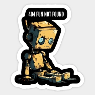 404 Fun Not Found v2 Sticker